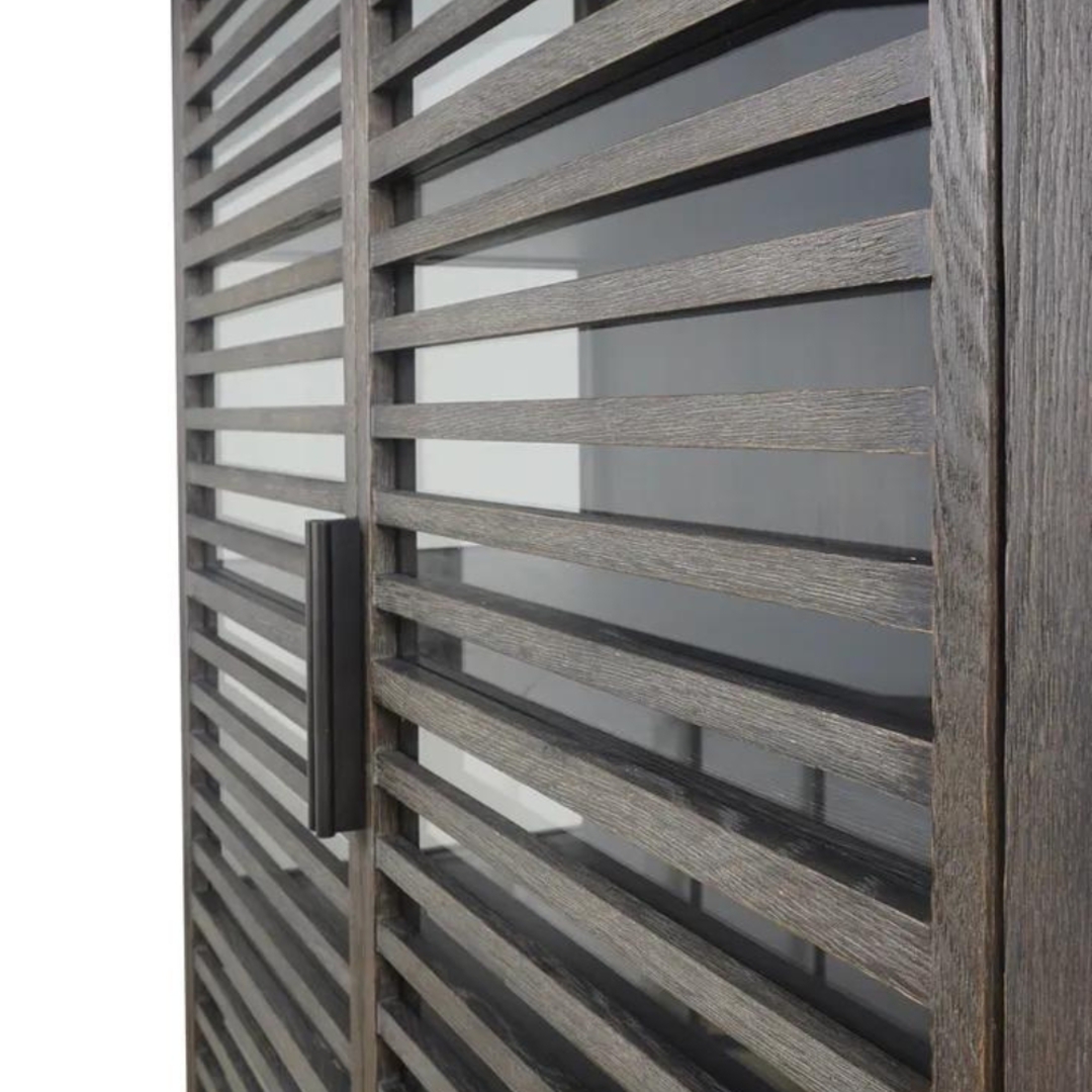 Slatted Bookcase - Ebony image 2